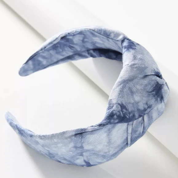 ‼️RARE‼️?ANTHROPOLGIE??NWT?Tie Print Knotted Headband Anthropologie Headband Hair Accessories for Women for sale  main image 4